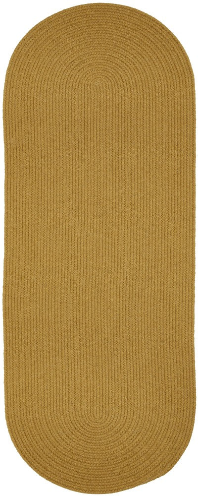Wool Solids Braided Runner Area Rugs
