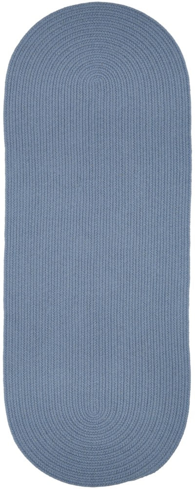 Wool Solids Braided Runner Reversible Area Rugs