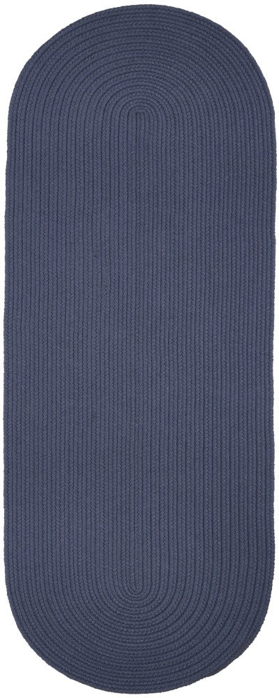 Wool Solids Braided Runner Reversible Area Rugs