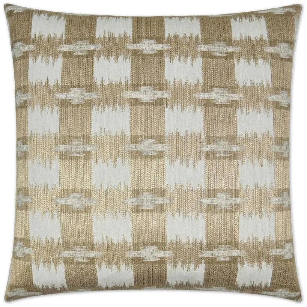 Worldly Brown Throw Pillow With Insert