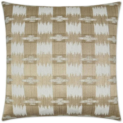 Worldly Brown Throw Pillow With Insert