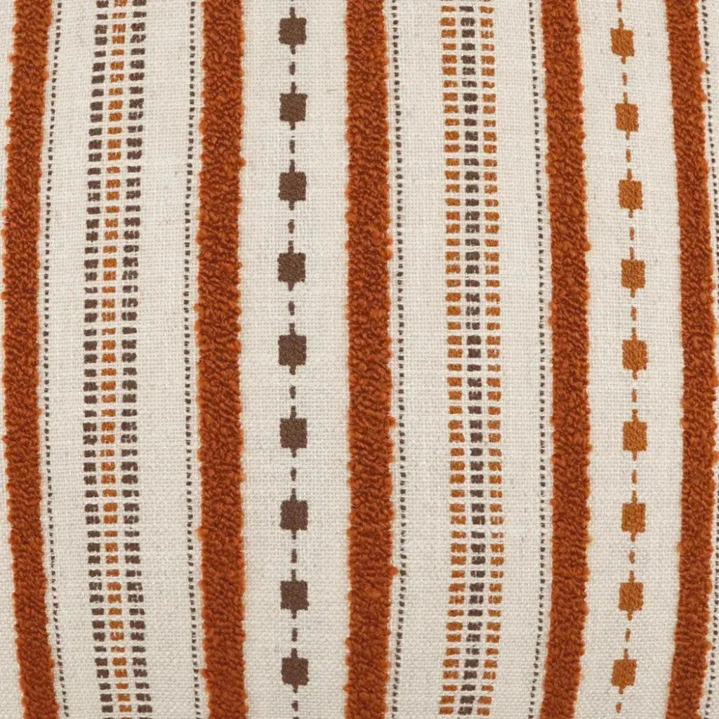 Xuma Rust Red Throw Pillow With Insert
