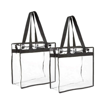 Clear Stadium Tote Bag – Transparent Shoulder Bag for Events