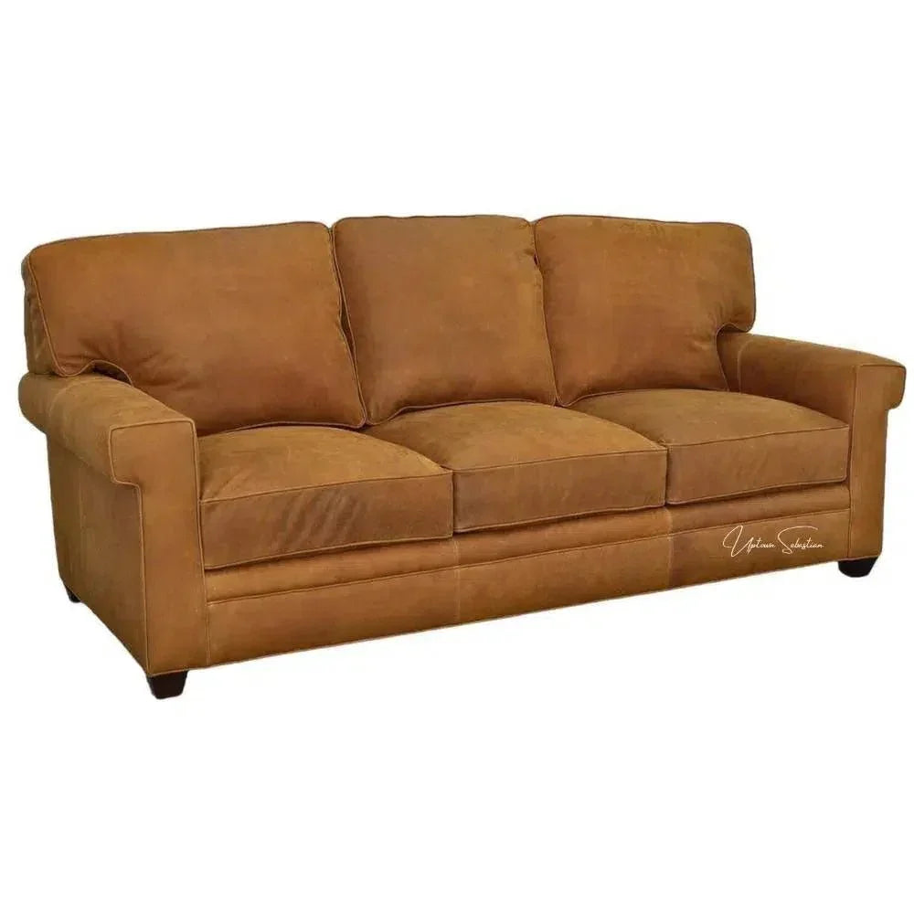 Ye Olde Liberty Leather Sofa Built for Rebels