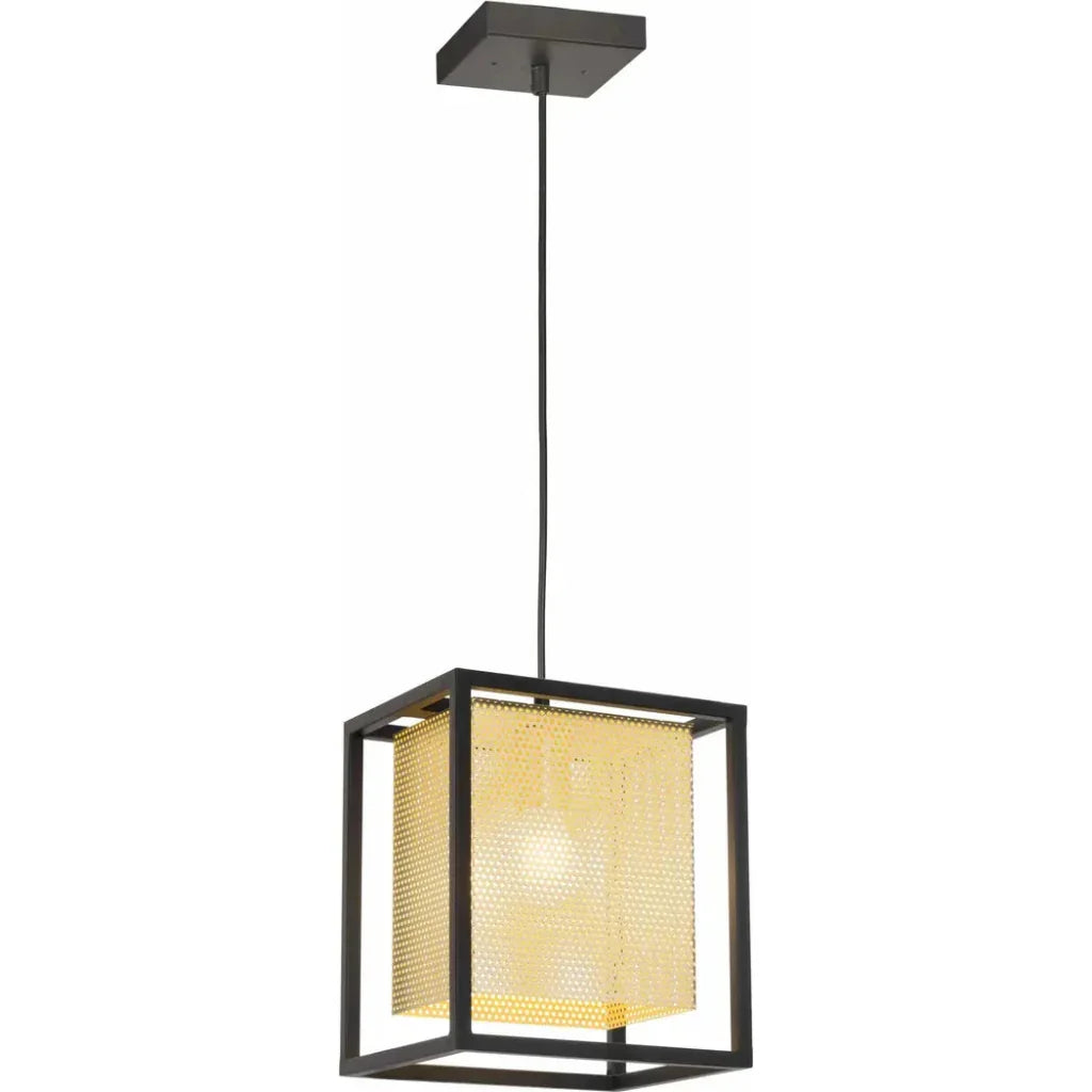 Yves Ceiling Lamp Gold & Black