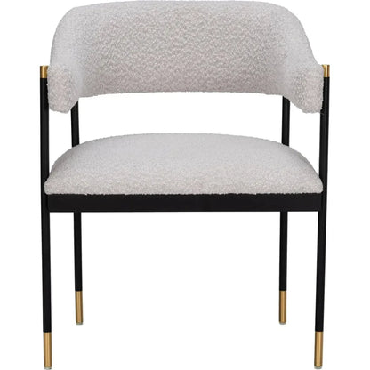 Zadar Misty Gray Dining Arm Chair