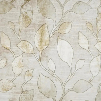 Zafra Glam Floral Gold Taupe Large Throw Pillow Insert