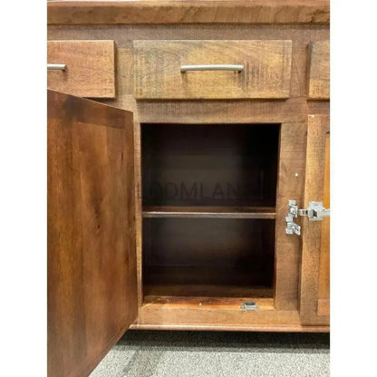 Zandria Three Doors Wood Sideboard