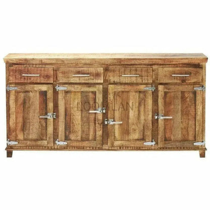 Zandria Four Doors Wooden Sideboard