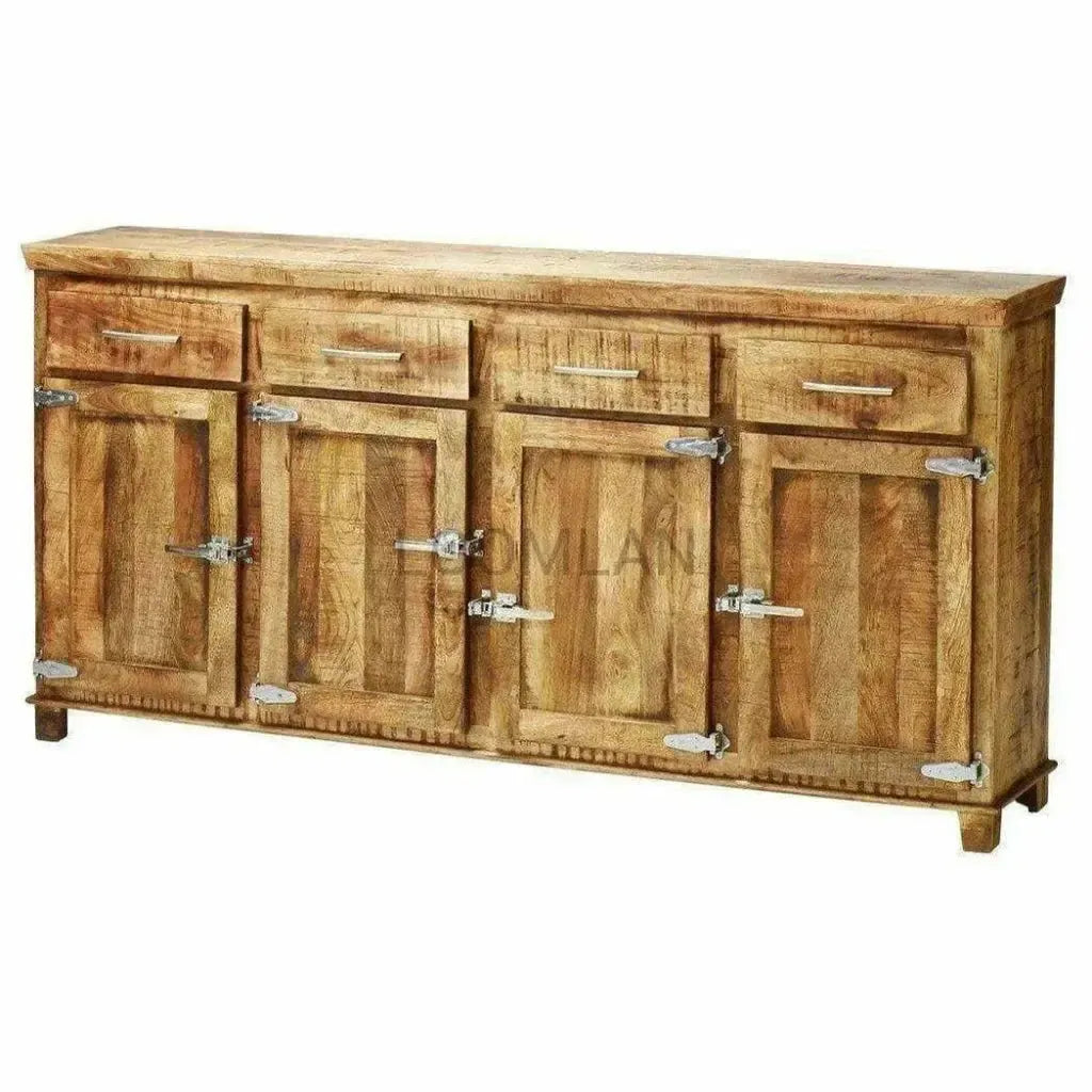 Zandria Four Doors Wooden Sideboard