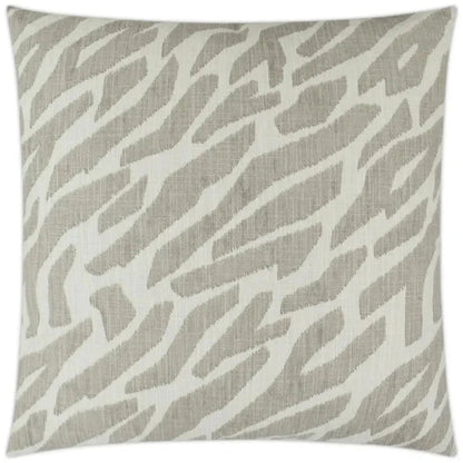 Zany Flint Brown Throw Pillow With Insert