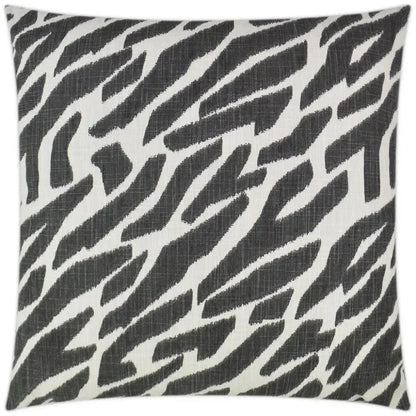 Zany Ink Black Throw Pillow With Insert