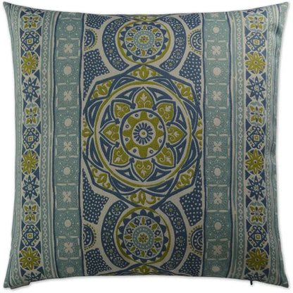 Zara Tide Teal Throw Pillow With Insert
