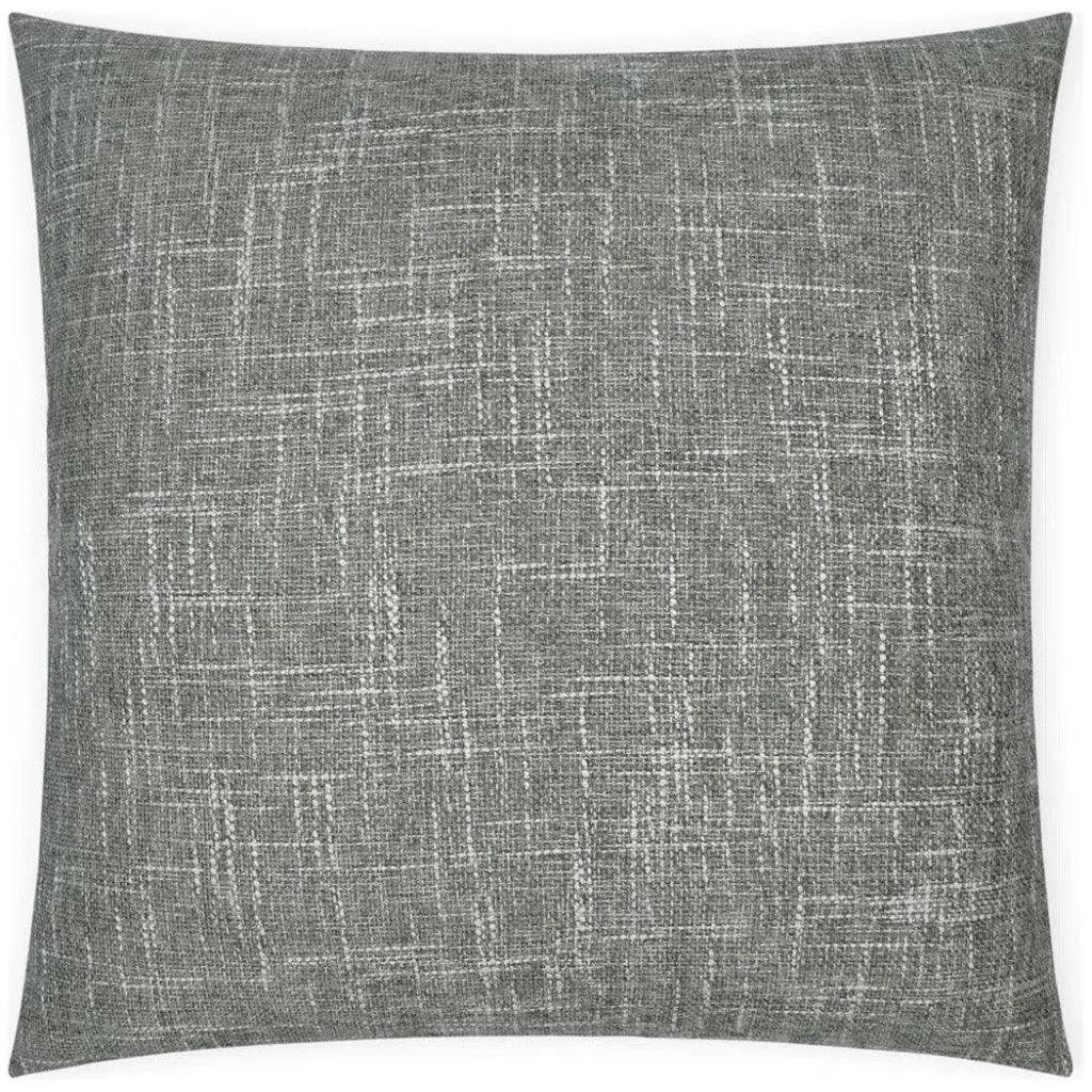 Zareen Slate Solid Grey Large Throw Pillow Insert