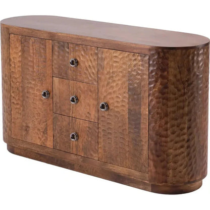 Zarmira Three Drawers Wood Sideboard