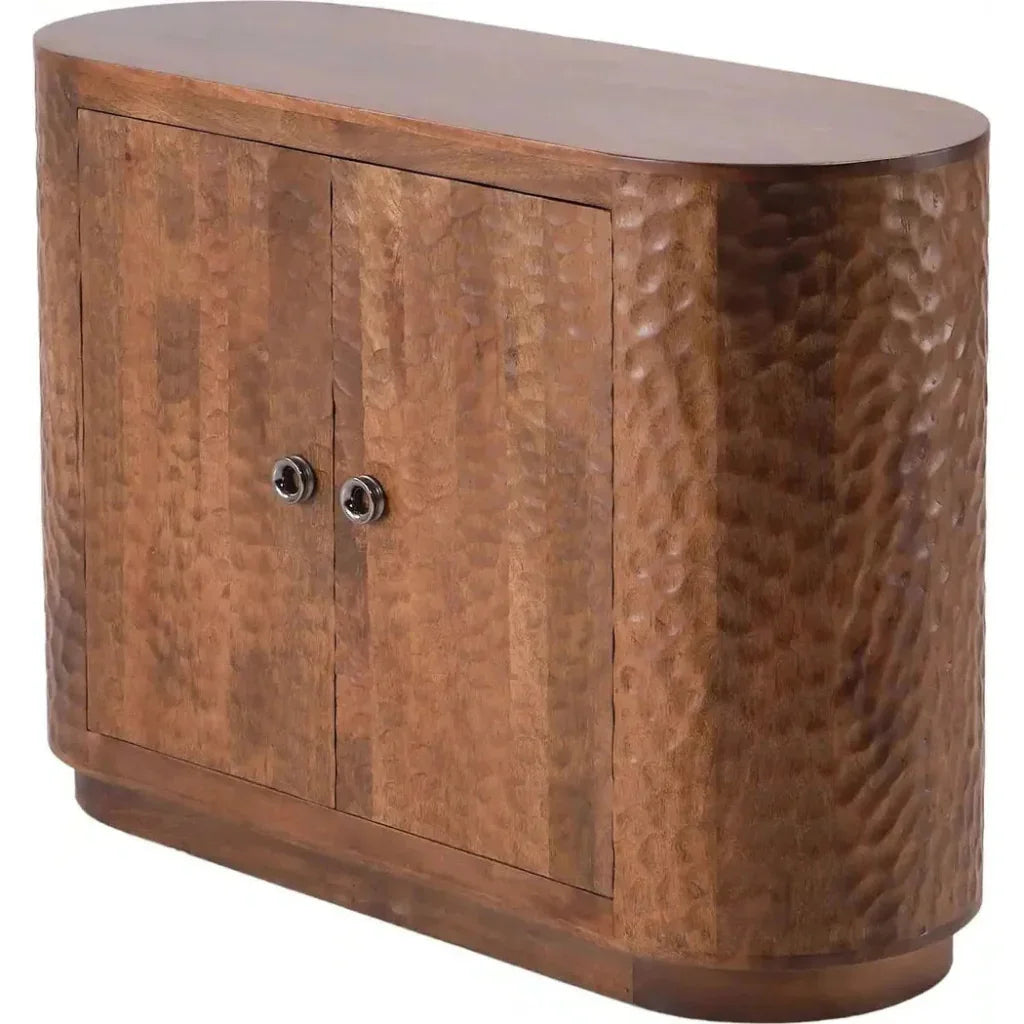 Zarmira Wooden Brown Accent Cabinet