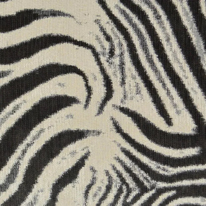 Zebrana Charcoal Black Throw Pillow Insert