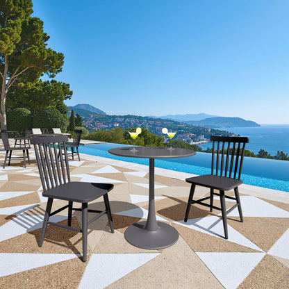 Zeilen Aluminum Outdoor Dining Chair 2PC
