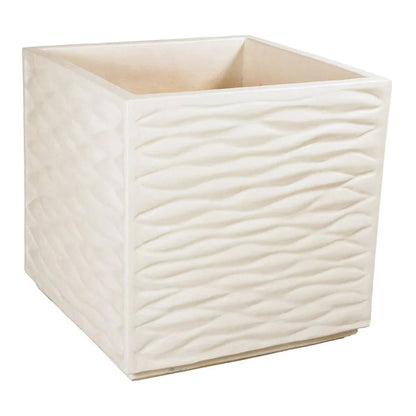 Zen Ceramic Glazed Patio Planter (Set Of 2)