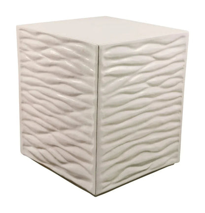 Zen Ceramic Square Garden Stool