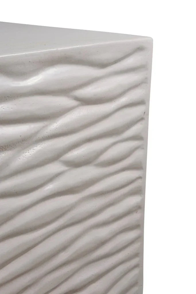 Zen Ceramic Square Garden Stool