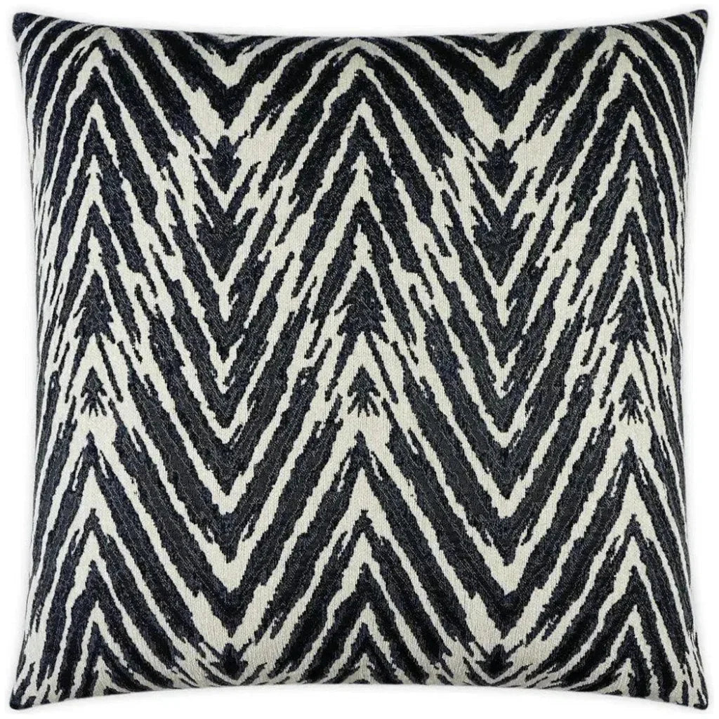 Zena Coal Global Animal Black Large Throw Pillow Insert