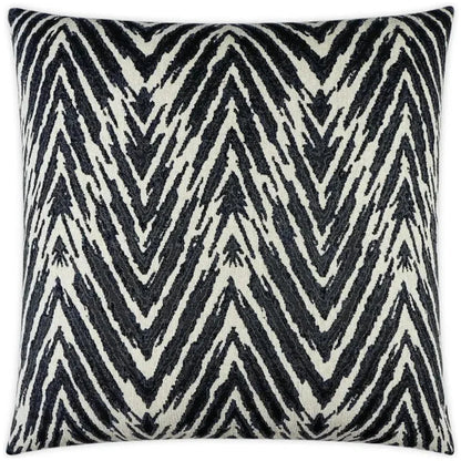 Zena Coal Global Animal Black Large Throw Pillow Insert