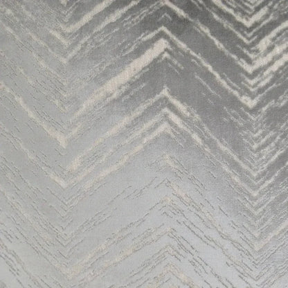 Zermatt Silver Chevron Silver Large Throw Pillow Insert