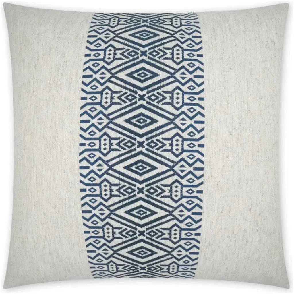 Zinga Indigo Band Navy Large Throw Pillow Insert