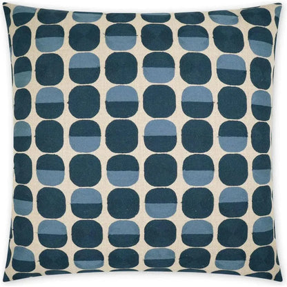 Zuri Prussian Blue Large Throw Pillow Insert