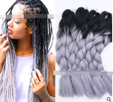 African Jumbo Braids Synthetic Hair Wig Extensions