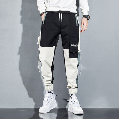 Trendy Casual Large Size Drawstring Pants for Men