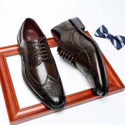 Genuine Leather British Style Business Casual Shoes