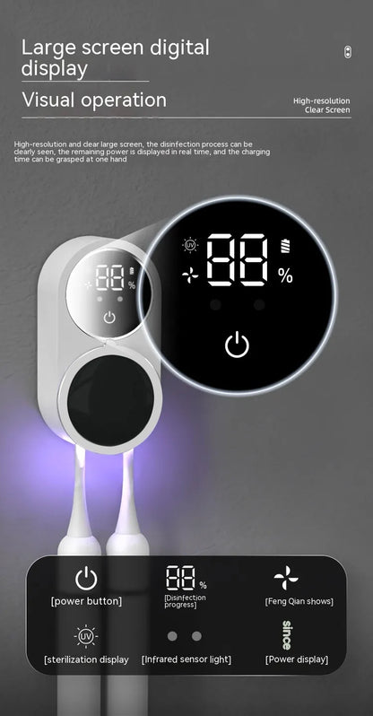 UV Toothbrush Sanitizer & Holder