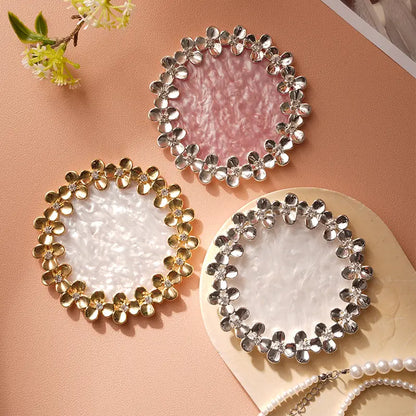Round Resin Petal Decoration for Home and Café Decor