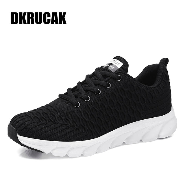 Lightweight Breathable Lace-Up Mesh Sneakers for Women