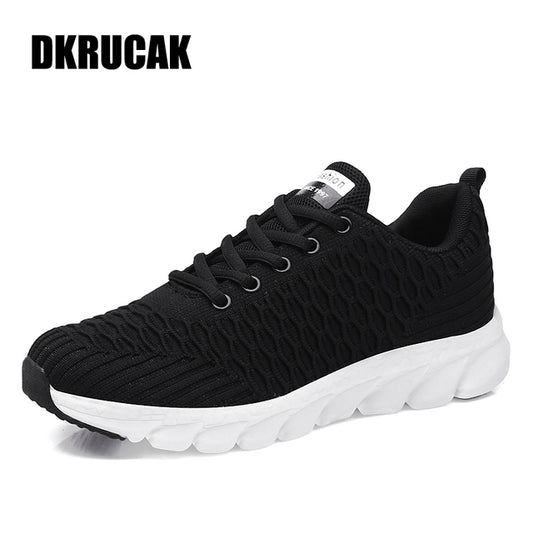 Lightweight Breathable Lace-Up Mesh Sneakers for Women