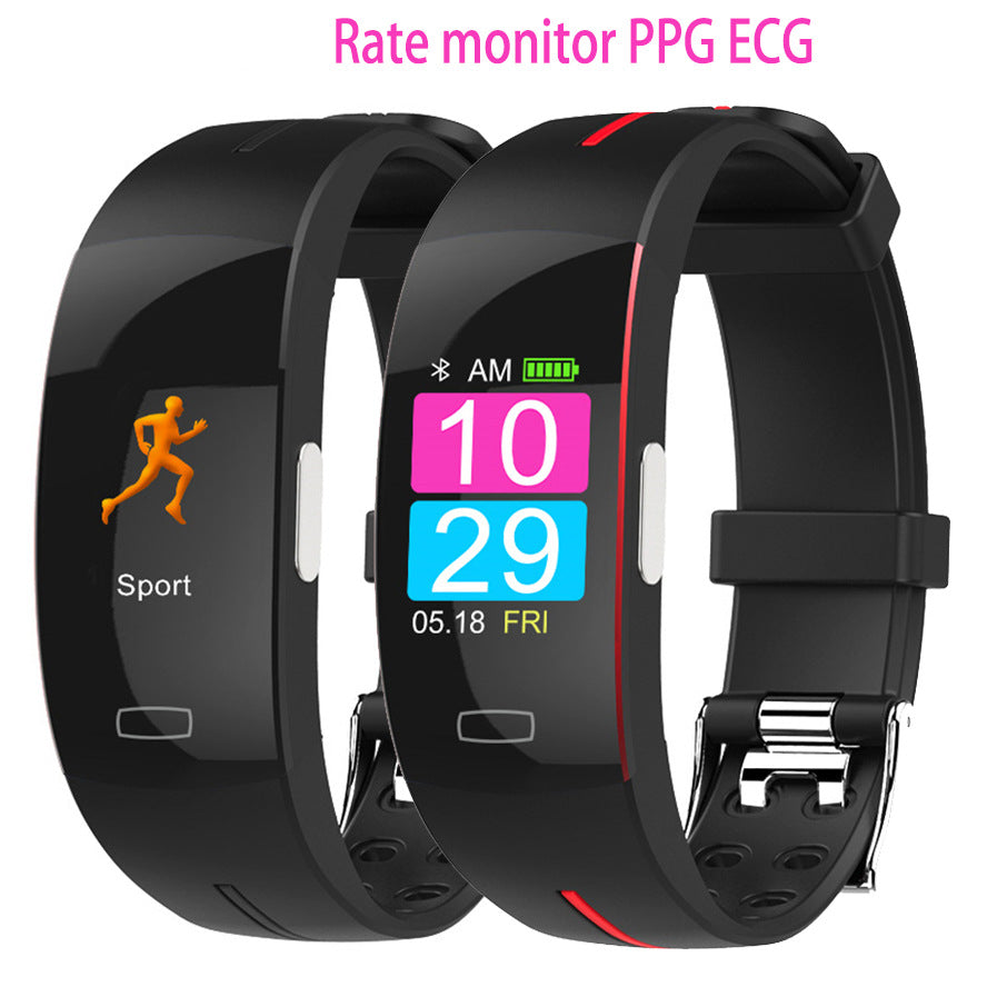 P3 Color Screen Smart Bracelet with Heart Rate & ECG