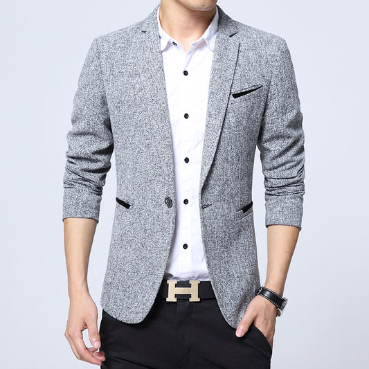 Slim Fit Casual Business Men's Suit Coat