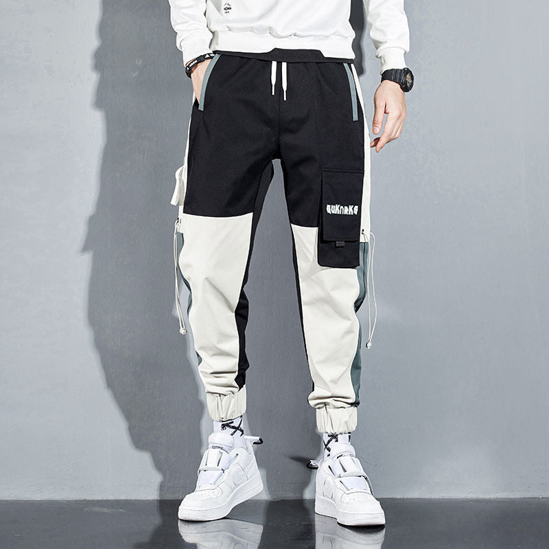 Trendy Casual Large Size Drawstring Pants for Men