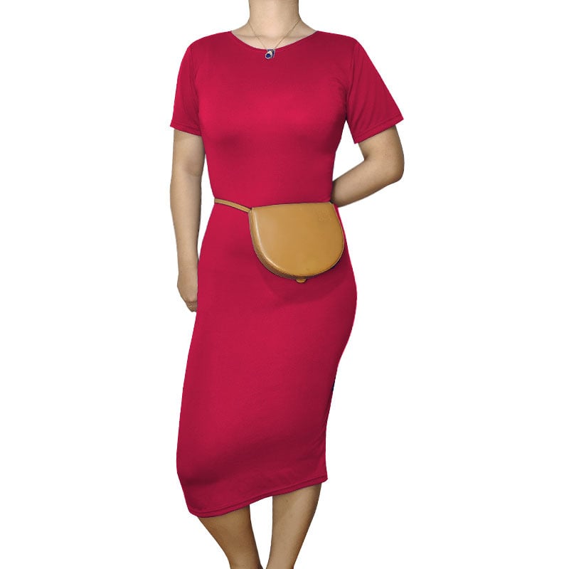 Multicolor Autumn Winter Dress in Various Sizes