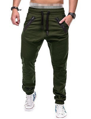 Men's Casual Fashion Sports Pants with Drawstring