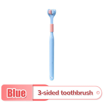 8pcs Soft Bristle Three-Sided Toothbrush Set for Oral Care