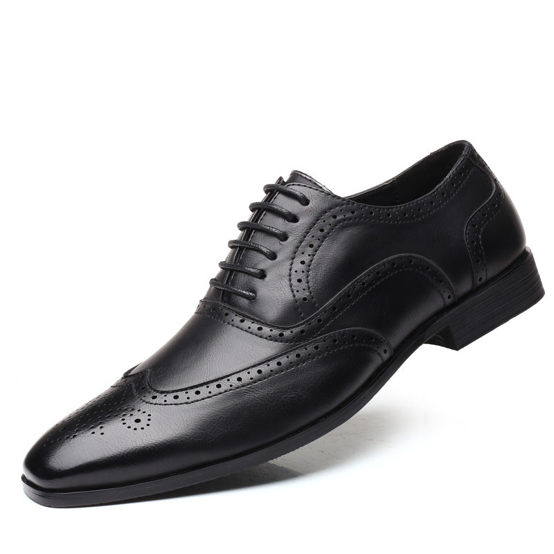 Men's Business Suits with Pointed Shoes