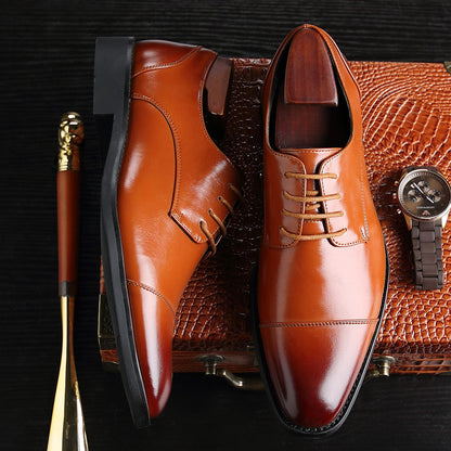 Luxury Breathable Leather Casual Shoes for Men
