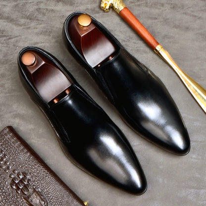 Genuine Leather Men's Business Casual Shoes