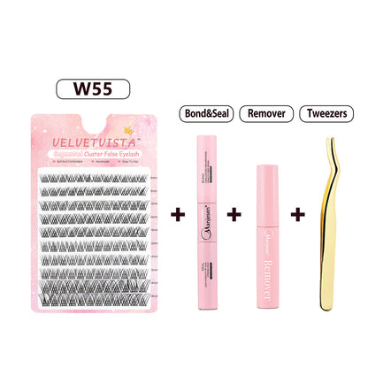 DIY Segment False Eyelash Set for Natural Look