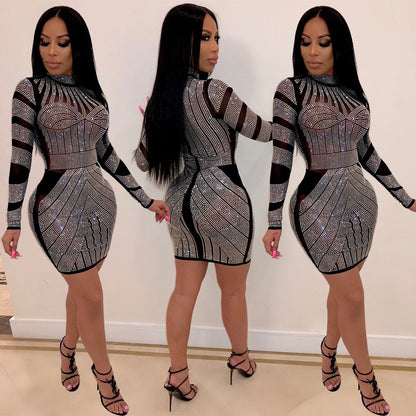 Couture Fashion Dress - Bandage Style Dress