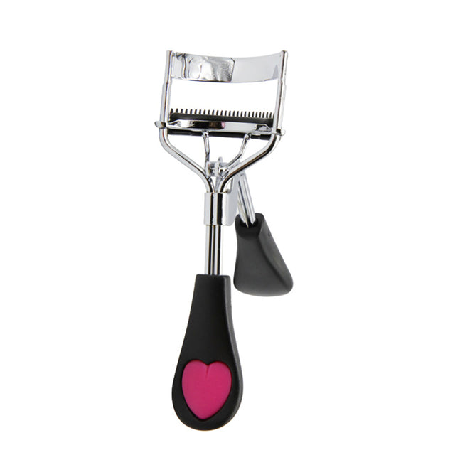 Black Eyelash Clip with Comb and Heart Fan Comb