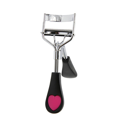 Black Eyelash Clip with Comb and Heart Fan Comb